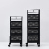Multipurpose Rotating Storage Shelf Square Kitchen Organizer No Assembly Required