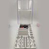 Battery Storage Organiser Holder with Tester Holds 93 Batteries Battery Caddy Rack