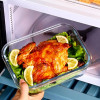 High Borosilicate Lunch Box Sets Rectangle Bento Box Heat-resistant Lunch Box