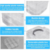 Multi Layer 18 grid plastic storage box