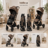 Premium Foldable Baby Stroller - Brown