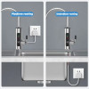 3000W 220V Electric Kitchen Water Heater Tap Instant Hot stainless steel Water Faucet Heater Cold Heating Faucet