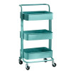 Cosmetic Wheels Cleaning Tool Trolly Beauty Stainless Steel Trolley Drinks Cart Salon Medical Werkzeugwagen Manicure Auxiliary