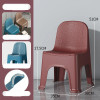 Entryway Organizer Stool With Ergonomic Backrest PP Material Load-Bearing Shoe Bench Space-Saving Non-Skid Home Furniture