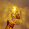 LED Diamond Table, Cordless Color Changing Touch Lamp, Bar Crystal Lighting, Decorative Small Table Lamp for Bedroom Living Room