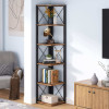 Plinth Bookcase Storage Organizer Rack by Metallics Home
