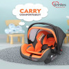 Tinnies Baba Baby Car Seat Cum Carry Coat Plus Rocker