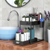 2 Tier Under Sink Organizer Sliding Cabinet Basket