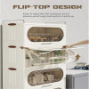 Multi-functional and Foldable Plastic Storage Cabinet Rack for Kitchens, Living Rooms, and Bedrooms