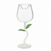 Rose Flower Shaped Glass