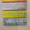 Home entrance dua - wall decoration quotes