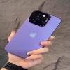 iPhone All Model Cover-Premium Acrylic Invisible Kickstand Case With Lens Protector With Shine Logo