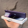 iPhone All Model Cover-Premium Acrylic Invisible Kickstand Case With Lens Protector With Shine Logo
