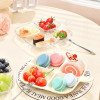 four compartment snack and serving tray