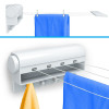 New Wall Mounted 4 Line Retractable Laundry Hanger