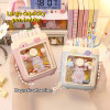 Multi-Grid Pen Holder Desk Organizer