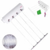 New Wall Mounted 4 Line Retractable Laundry Hanger