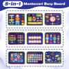 Busy Montessori Fine Motor Skills And Sensory Book 8 Pages