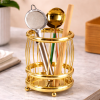 Luxury Gold Metal Cutlery Holder for Dining Table