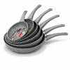 O.M.S Frying Pan Turkish Premium – Grey | 18cm / 26cm / 28cm / 30cm / 32cm