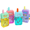 Cute Water Bottles with Straws Mobile Phone Travel Cup