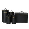 5 Pcs Metal Kitchen Jar Set