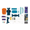 Double Layer Cars + Train Track Battery Operated