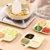 four compartment snack and serving tray