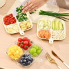 four compartment snack and serving tray