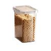 4-Piece Airtight Food Storage Container Set – Stackable Plastic Pantry Organizers