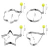 4Pcs Egg Shaper Stainless Steel