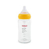 Farlin Wide-Neck Glass Feeding Bottle 240ml – Yellow - AB-32008