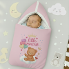 Velvet Baby Carry Nest - Pink | Little Princess Edition