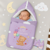 Velvet Baby Carry Nest - Purple | Little Princess Edition