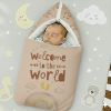 Velvet Newborn Carry Nest Brown | Welcome to the World Edition