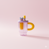 Portable Straw Water Bottle Cute Straw Cup Ice Tumbler for Women Girls Large Capacity Plastic Cup Ins Style Milk Tea Coffee Mug