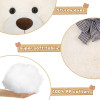 Giant Off-White Teddy Bear – Soft Stuffed Plush Toy for Kids & Gifts