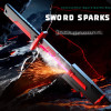 Glowing Lightning Spark Sword with Smoke Spray
