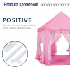 Princess Tent Girls Pink Large Playhouse With Lights for Indoor and Outdoor