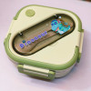 SnackPals Lunch Keeper - Kids Lunch Box with Reusable Spoon & Fork