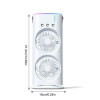 Double-Ended Spray Water Mist Fan