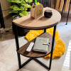 Half-Moon Side Table by Hamzastore.pk