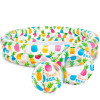 Intex Pineapple Ball And Ring Splash Pool (132 cm x 28 cm) - 59469