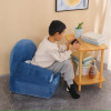 Kids Sweet Plush Couch Sofa Seat Dark Blue