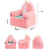 Kids Sweet Plush Couch Sofa Seat Pink