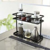 Luxury 2-Tier Kitchen and Washroom Organizer by Metallics Home
