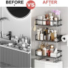 Luxury 3 Tier Kitchen and Washroom Organizer by Metallics Home