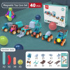 Magnetic Sticks DIY Construction Vehicle Toy 40 Pcs