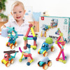 Magnetic Sticks DIY Construction Vehicle Toy 40 Pcs