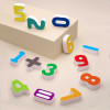 Numbers, Animals and Vehicles Interactive Board with Magnetic Fishing